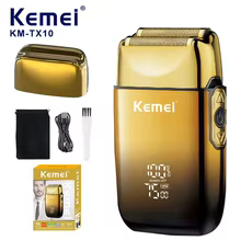 Barbeador Elétrico Kemei KM-TX10 LED Thumbnail 1