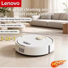 Robô Aspirador Lenovo 6000Pa Inteligente Thumbnail 1