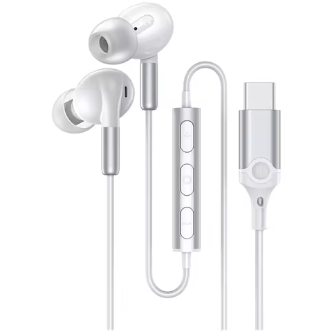 Fones de Ouvido Tipo C com Cancelamento de Ruído
