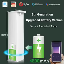 Motor de Cortina Tuya ZigBee Bateria Thumbnail 1
