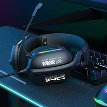 Headset Gamer Over-Ear com Microfone Removível Thumbnail 1