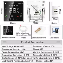Termostato Inteligente WiFi para Piso Aquecido Thumbnail 2