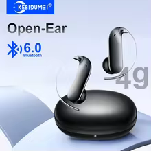 Fones de Ouvido Bluetooth 6.0 Open-Ear KEBIDUMEI Thumbnail 1