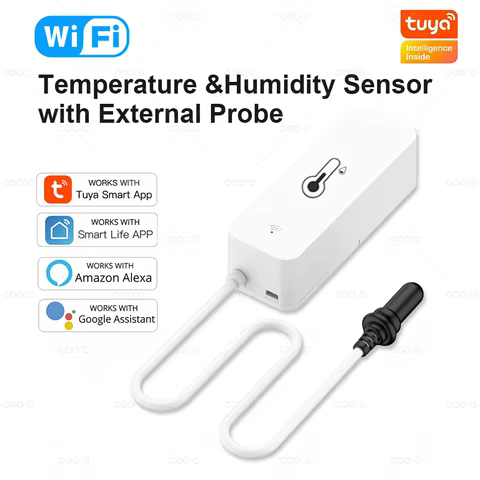 Sensor Wi-Fi Tuya Temperatura e Umidade