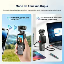 Câmera de Ação 1080P com Rastreamento Facial Thumbnail 4