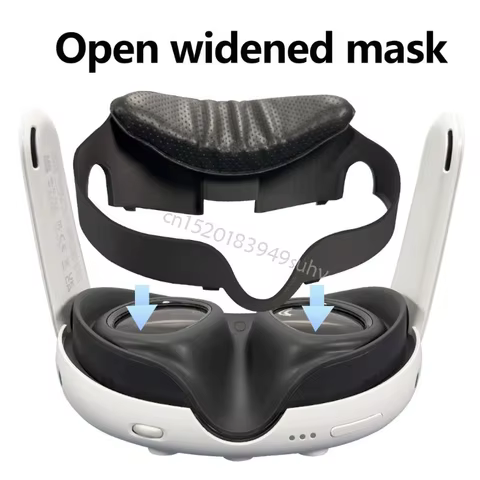 Capa Facial Meta Quest 3 Couro PU