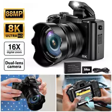 Câmera 8K 88MP Vlogs Thumbnail 2