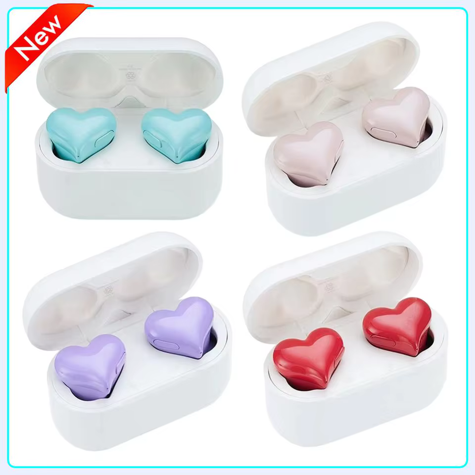 Fones de Ouvido Bluetooth Heartbuds com Cancelamento de Ruído