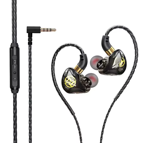 Fone de Ouvido Gamer HiFi Metálico Preto