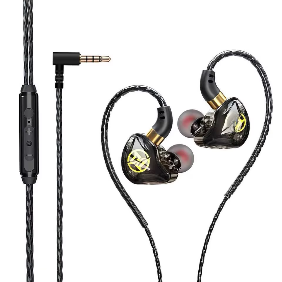 Fone de Ouvido Gamer HiFi Metálico Preto