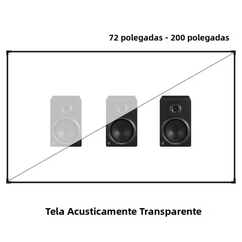 Tela de Projeção Acusticamente Transparente Yovanxer