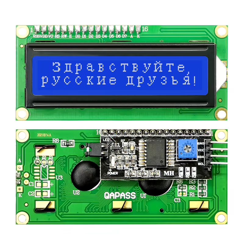 Display LCD 1602 I2C 3.3V