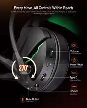 Headset Gamer Acer K2 Sem Fio Thumbnail 4