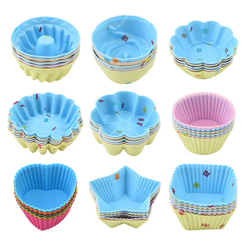 Molde Silicone Cupcake 5 Peças