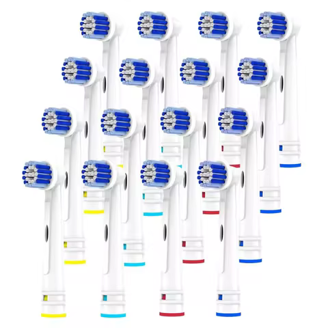Cabeças de Escova Oral-B Braun GBB-17B - Pacote de 4/8/16 Peças