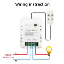Interruptor WiFi Inteligente com Sensor de Temperatura Thumbnail 6