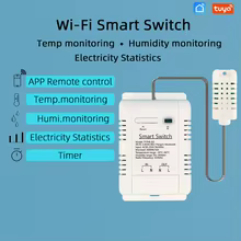 Interruptor WiFi Inteligente com Sensor de Temperatura Thumbnail 3
