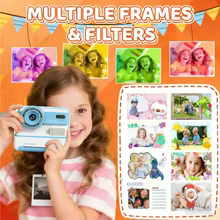 Câmera Instantânea Infantil Térmica com Vídeo HD Thumbnail 4