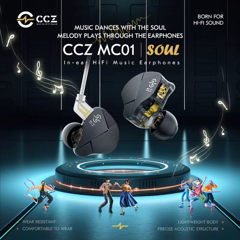 Fones de Ouvido CCZ MC01 Soul HiFi