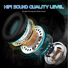 Fones Bluetooth KEBIDUMEI P47 Tri-Mode Thumbnail 6