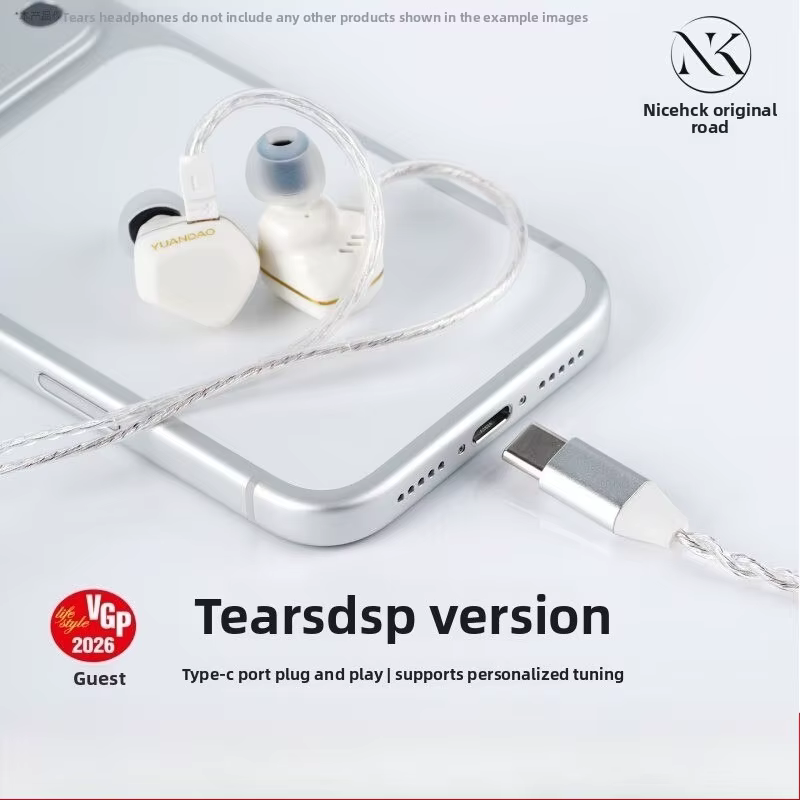 Fone de Ouvido NICEHCK Tears Type-C