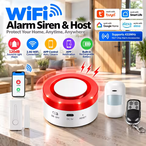 Alarme Residencial WiFi 2.4G