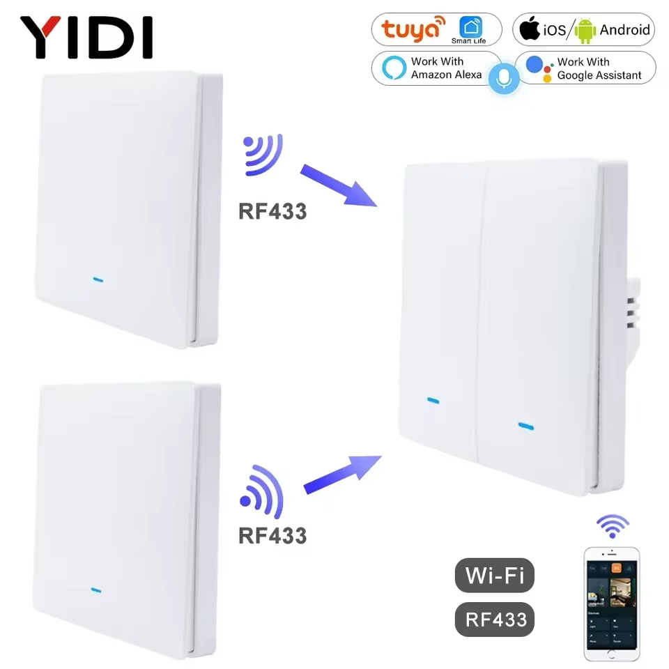 Interruptor Inteligente WiFi Tuya RF433