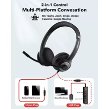 JIAMQISHI EH01 Headset USB Thumbnail 2