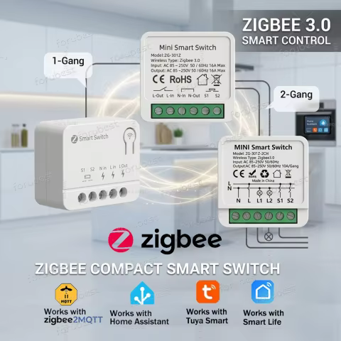 Interruptor Inteligente Zigbee 10A/16A DIY