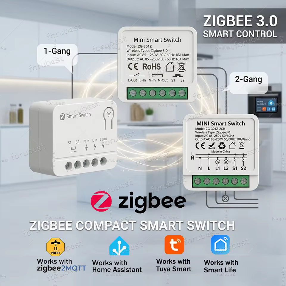 Interruptor Inteligente Zigbee 10A/16A DIY