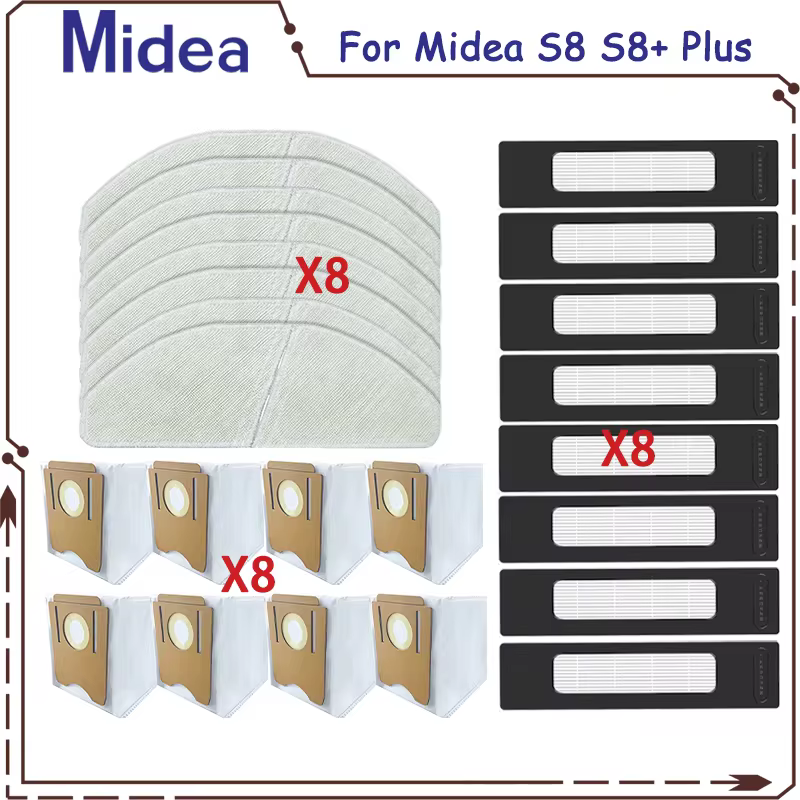Peças de Reposição Midea S8/S8 Plus - 24 Peças
