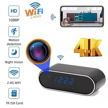 Câmera Mini Relógio WiFi 4K HD Thumbnail 1