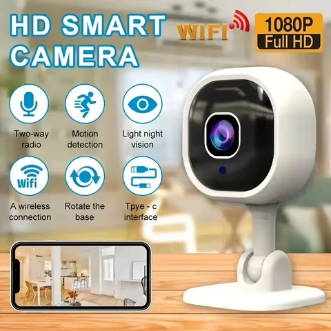 Mini Câmera Wi-Fi HD 1080p