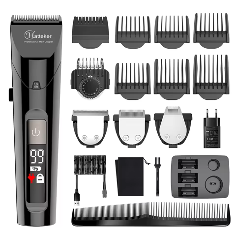 Aparador de Cabelo Hatteker 4 em 1