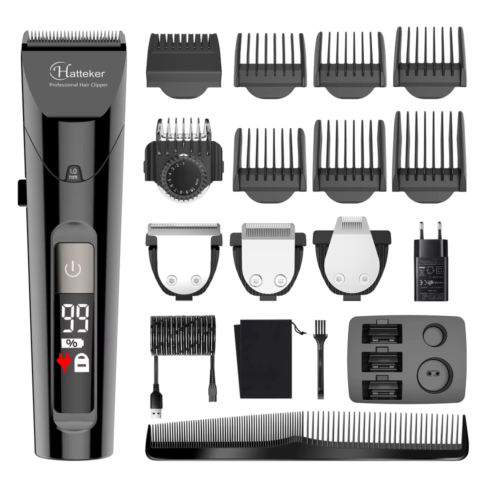 Aparador de Cabelo Hatteker 4 em 1