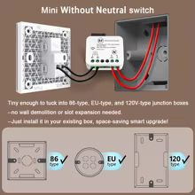 Interruptor Sem Fio 433MHz com Receptor Thumbnail 4