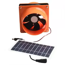 Ventilador Solar 10W 12V Kit Completo Thumbnail 3