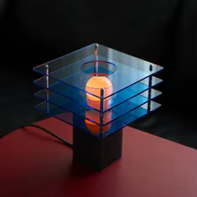 Luminária LED Acrílico com LCD Thumbnail 3