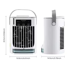 Mini Ventilador Portátil USB com Spray Thumbnail 6