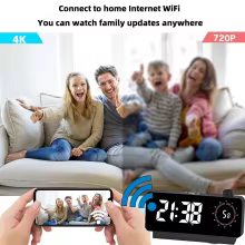 Câmera de Relógio WiFi 4K HD Mini Thumbnail 2