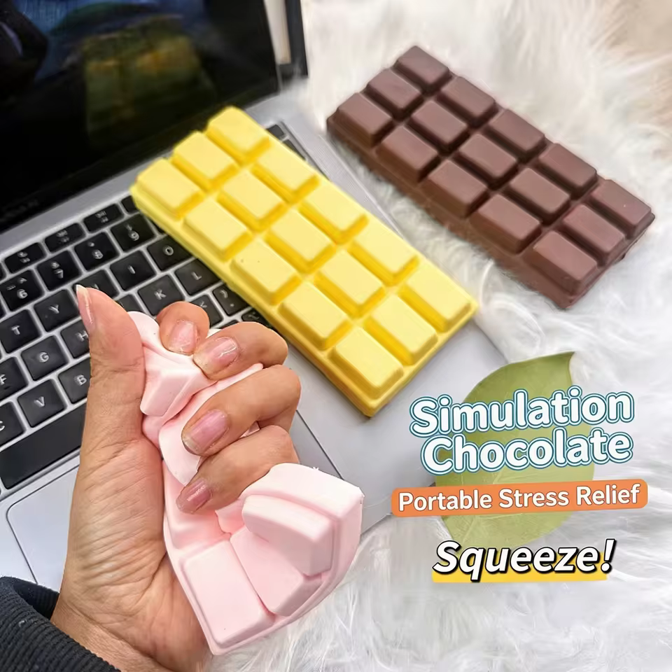 Brinquedo Chocolate PU Antiestresse