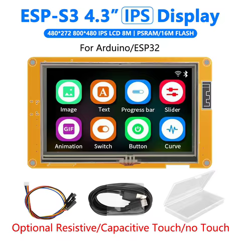ESP32-S3 Tela 4.3" WiFi BT Módulo