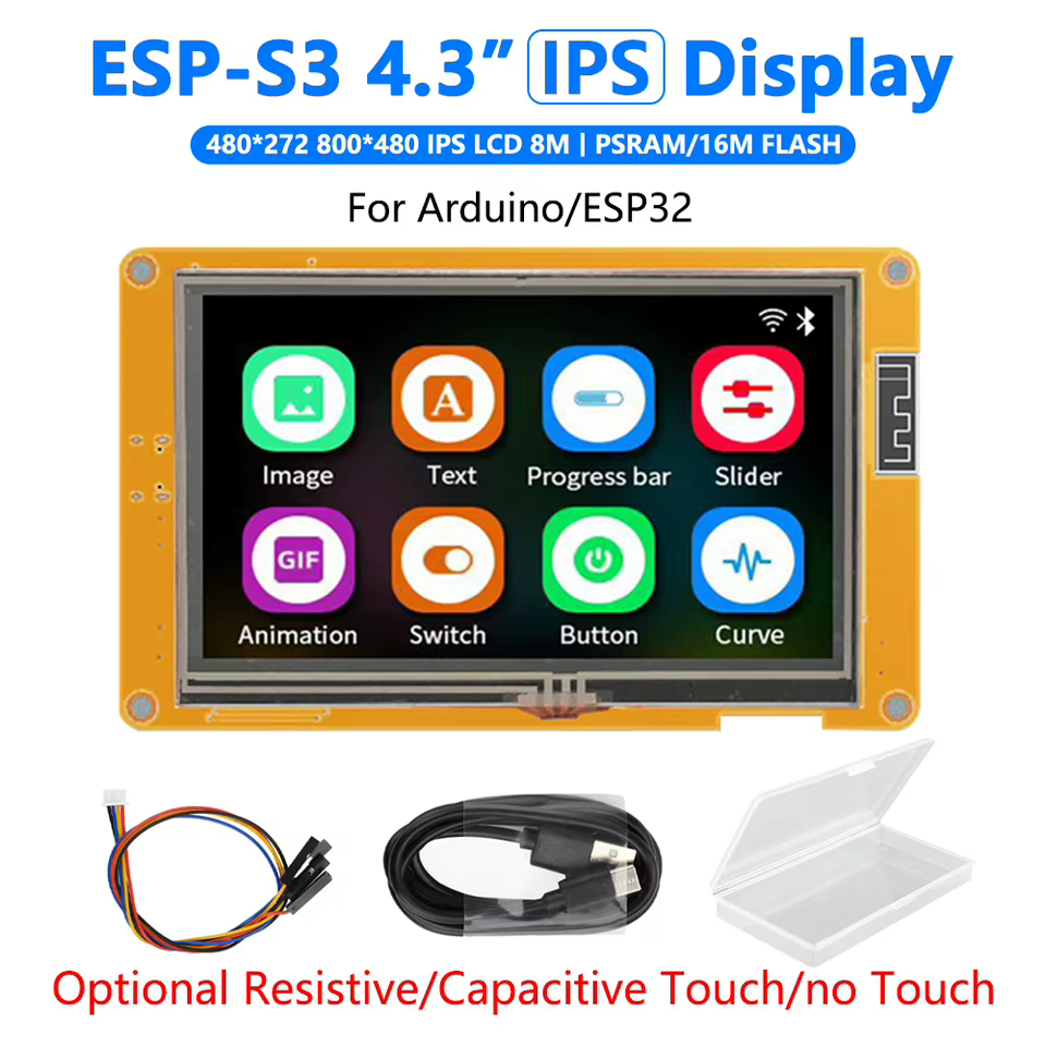 ESP32-S3 Tela 4.3" WiFi BT Módulo