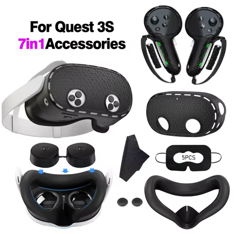 Kit Acessórios VR Quest 3S 7 em 1