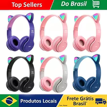 Fone Bluetooth Gato LED Thumbnail 1