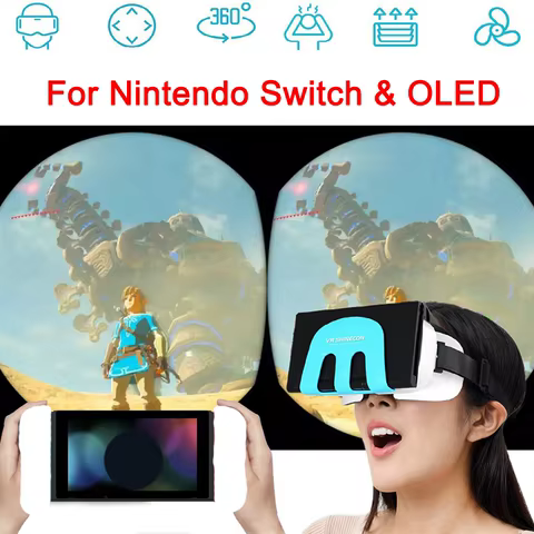 VR Headset Shinecon G11 para Switch
