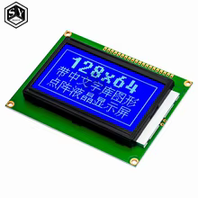 LCD 12864 Azul com Retroiluminação Thumbnail 6
