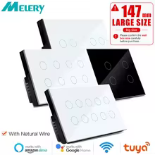 Interruptor Inteligente Wi-Fi Melery 8 Gangues Thumbnail 1