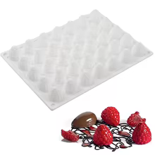Molde Silicone Framboesa 3D Thumbnail 3
