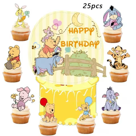 Topper Cupcake Winnie the Pooh